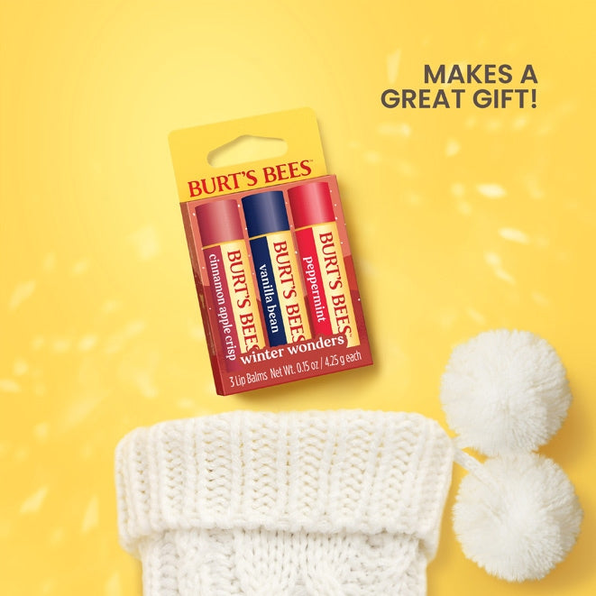 Winter Wonders Moisturizing Lip Balm 3 Pack